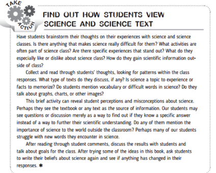 Reading Science: Practical Strategies for Integrating Instruction